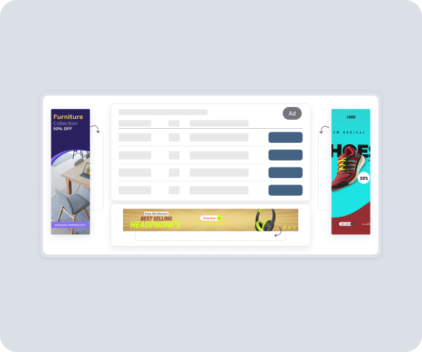 Sponsored content mockup